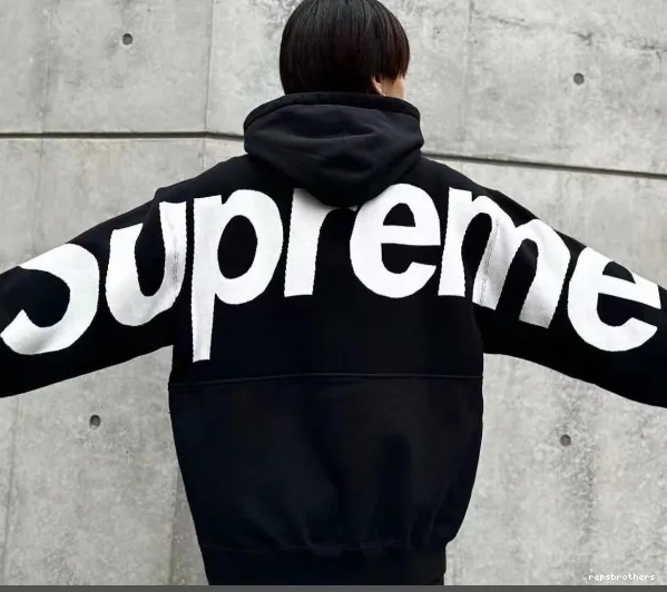Grey SWEATSHIRT S HOODED M XL Big Hoodie L BIG JACQUARD Sweatshirt Black LOGO LOGO Back 0817